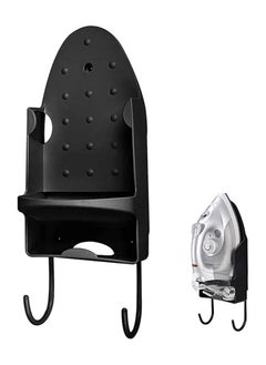 Generic Wall Mounted Ironing Board Holder with Heat Resistant Tray, Space-Saving Storage Organizer for Bathroom and Household Use, Easy to Install Black Design  - Image 2