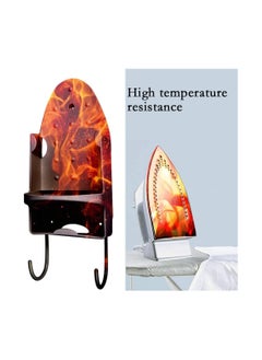 Generic Wall Mounted Ironing Board Holder with Heat Resistant Tray, Space-Saving Storage Organizer for Bathroom and Household Use, Easy to Install Black Design  - Image 4
