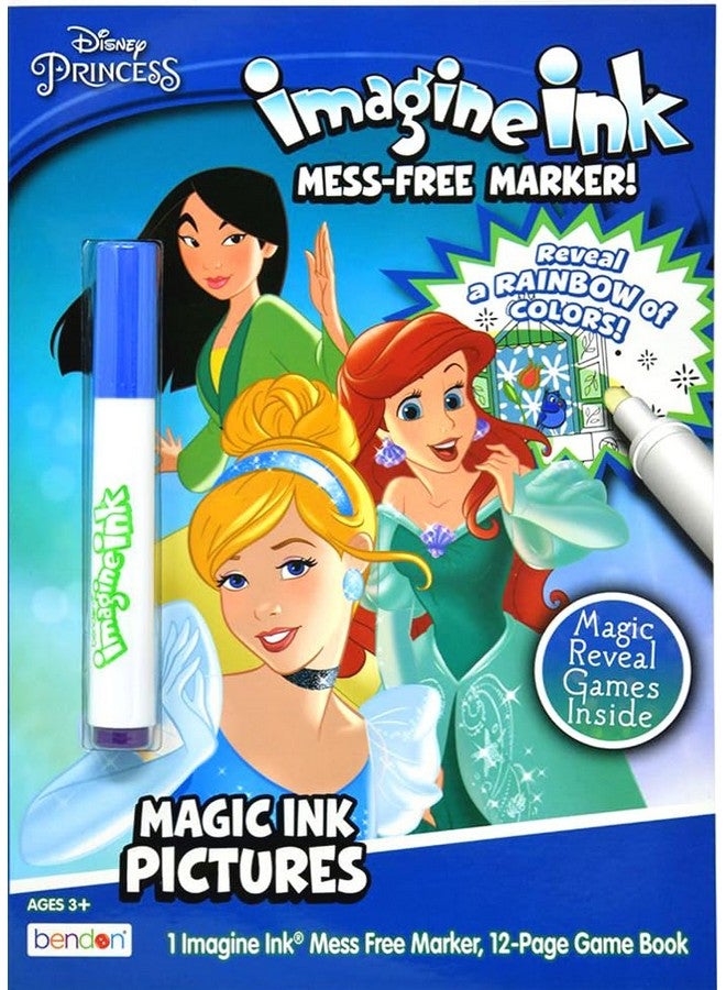Bendon Disney Princess Coloring and Activity Book Bundle with Imagine Ink Coloring Book, Stickers and More - Image 3