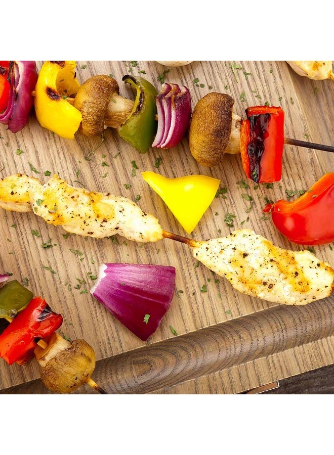 Restaurantware Robata Sturdy 10 Inch Grilling Skewers, 1000 Disposable Wooden Appetizer Sticks - Sturdy, does not Break, Bamboo Kabob Skewers, Sharp Tips, For Barbecue, Parties, Cocktails And More - Image 3