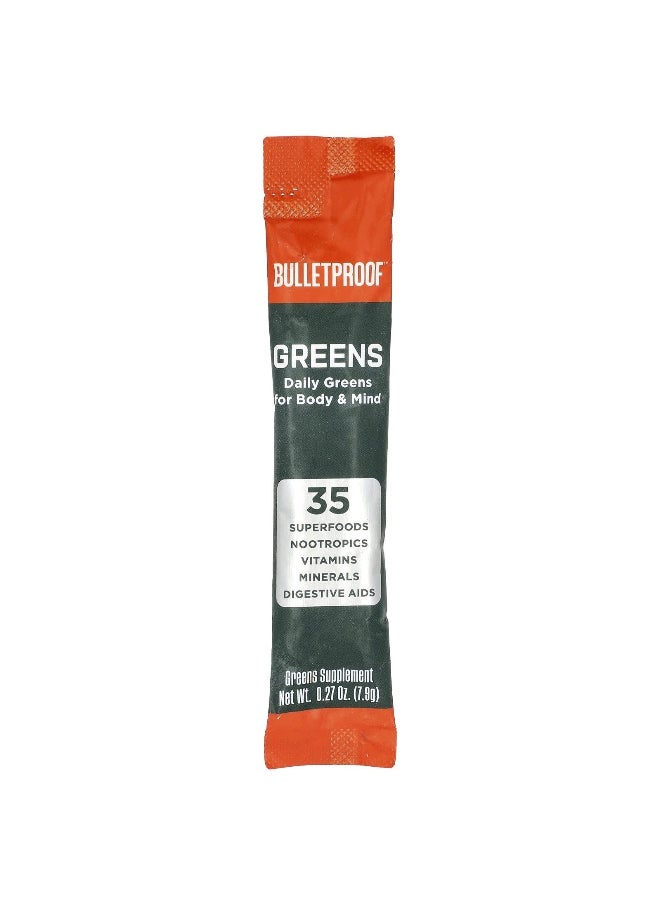 Bulletproof BulletProof, Greens, 15 Packets, 0.28 oz (7.9 g) Each  - Image 3