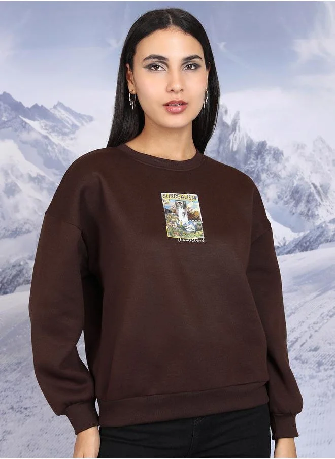 Tokyo Talkies Tokyo Talkies Graphic Print Oversized Sweatshirt