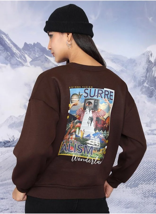 Tokyo Talkies Tokyo Talkies Graphic Print Oversized Sweatshirt