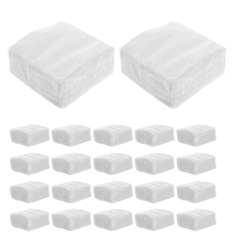 50 Pcs White Facial Tissue Cubes Thick Soft Hotel Quality Tissue Packs For Box - Image 2