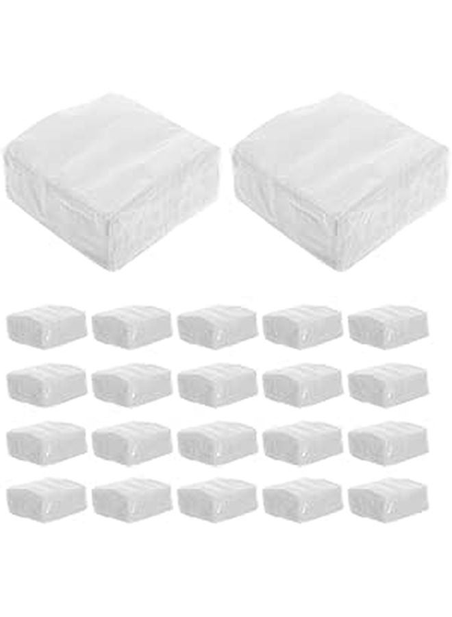 50 Pcs White Facial Tissue Cubes Thick Soft Hotel Quality Tissue Packs For Box - Image 1