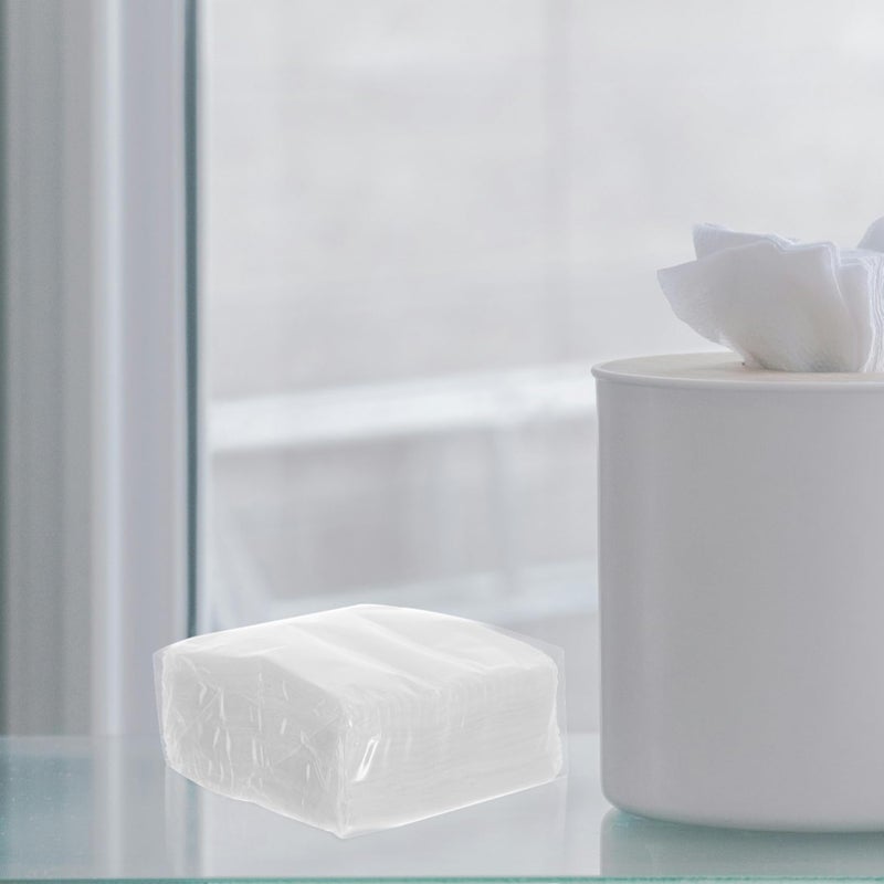 50 Pcs White Facial Tissue Cubes Thick Soft Hotel Quality Tissue Packs For Box - Image 5