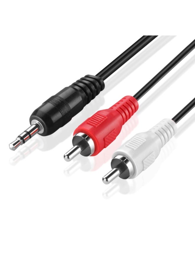 RiteAV 1.8m 3.5mm Male to Stereo RCA Male Cable - Image 4