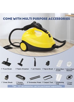 ROBAYSE Steam Cleaner with 13pcs, 2000 W, 4 Bar Steam Pressure, 1.8 Liter Tank Capacity, High Temperature Kills 99.99% of Viruses & Bacteria  - Image 4