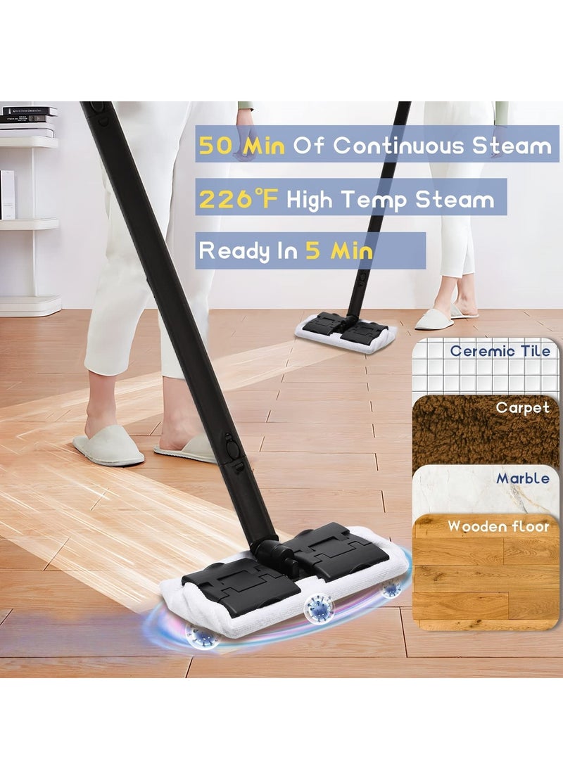 ROBAYSE Steam Cleaner with 13pcs, 2000 W, 4 Bar Steam Pressure, 1.8 Liter Tank Capacity, High Temperature Kills 99.99% of Viruses & Bacteria  - Image 2