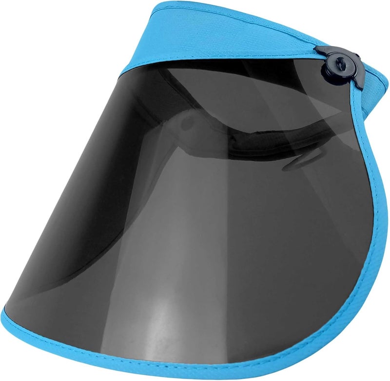 Beevarn Store Sun Visors Hats Women Roll up Adjustable Outdoors Wide Brim Clear Visor Cap - Image 1