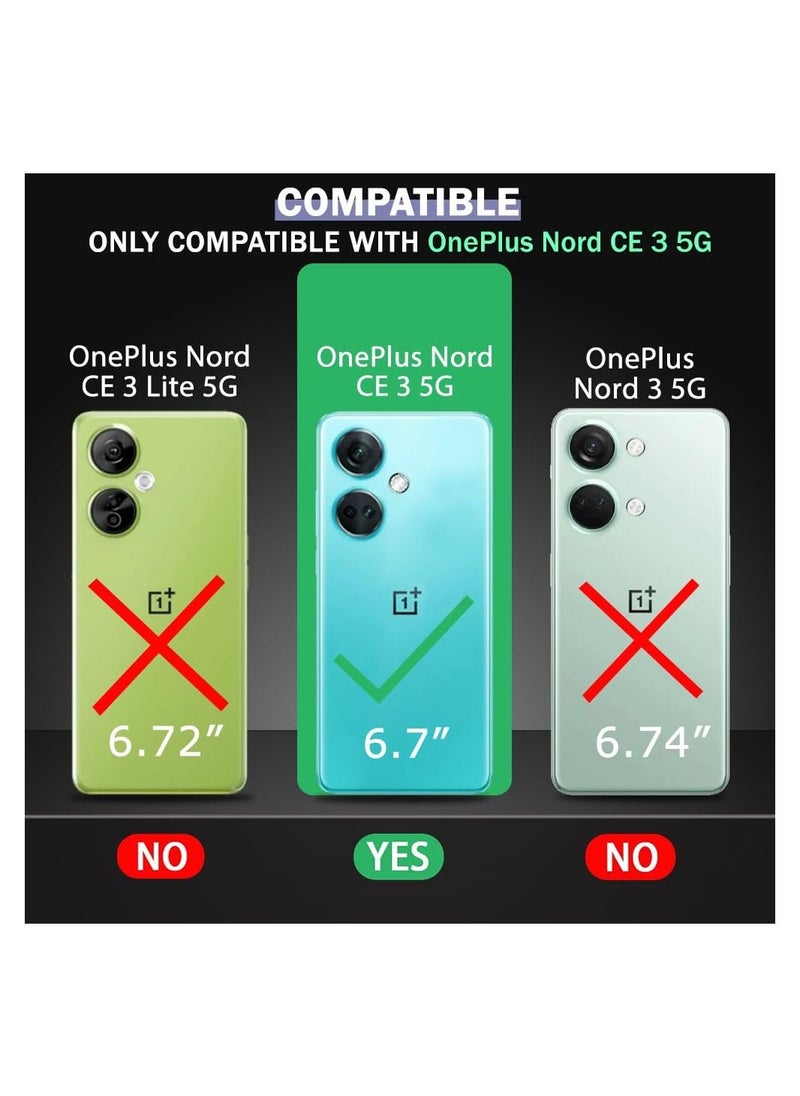 Generic - Case for Oneplus Nord CE 3 5G Clear Transparent Case Soft Flexible TPU Back Cover Shockproof Case with Reinforced Bumper Corner for 1 + Nord CE 3 - Image 1