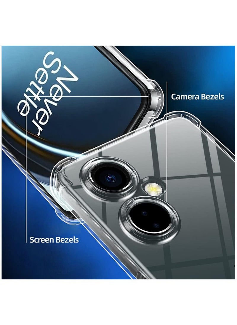 Generic - Case for Oneplus Nord CE 3 5G Clear Transparent Case Soft Flexible TPU Back Cover Shockproof Case with Reinforced Bumper Corner for 1 + Nord CE 3 - Image 1