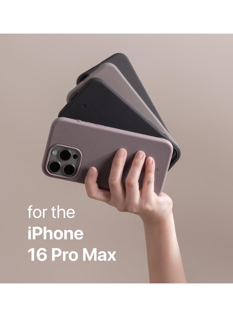 جراب iPhone 16 Pro Max، زر تحكم في الكاميرا الواقي من مادة TPU، متوافق مع MagSafe، بسيط، نحيف، قبضة، تصميم حجري - Image 5