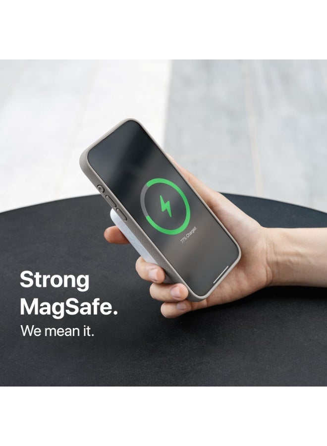 جراب iPhone 16 Pro Max، زر تحكم في الكاميرا الواقي من مادة TPU، متوافق مع MagSafe، بسيط، نحيف، قبضة، تصميم حجري - Image 3