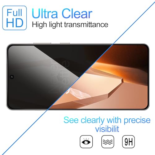 Lokyoo 2 Pack Privacy Screen Protector for OnePlus 13R[Anti-Spy Tempered Glass], Ultra HD, Anti-Scratch, Bubble-Free, Easy Install 9H Protective Glass for OnePlus 13R - Image 5