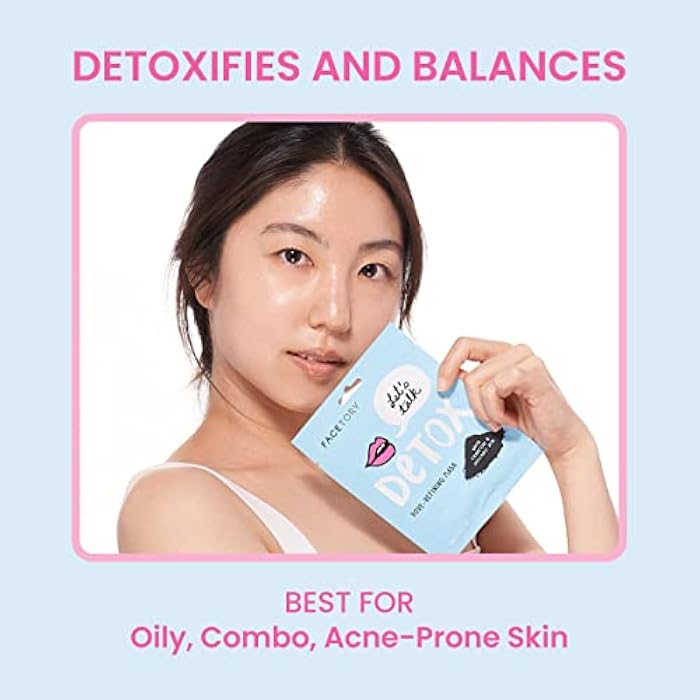 FACETORY K Beauty Face Mask Skin Care - CLASSIC 5 COLLECTION Sheet Mask Set | Natural Premium Korean Face Mask For All Skin Types - No Sulfates No Parabens (5 pc) - Image 4