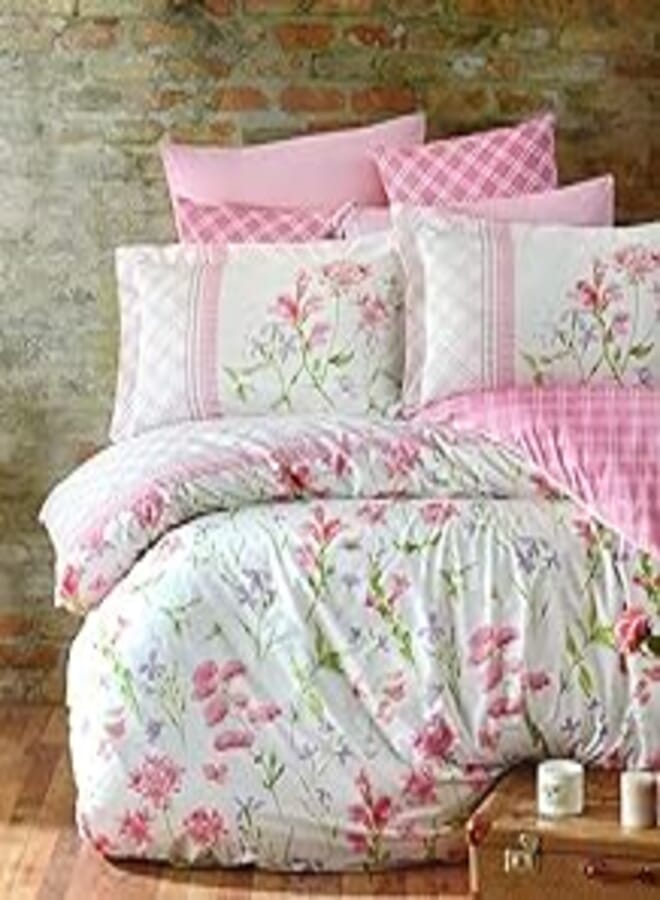 Family Bed Coverlet 100% Cotton 2 Pieces 180x240cm 1018