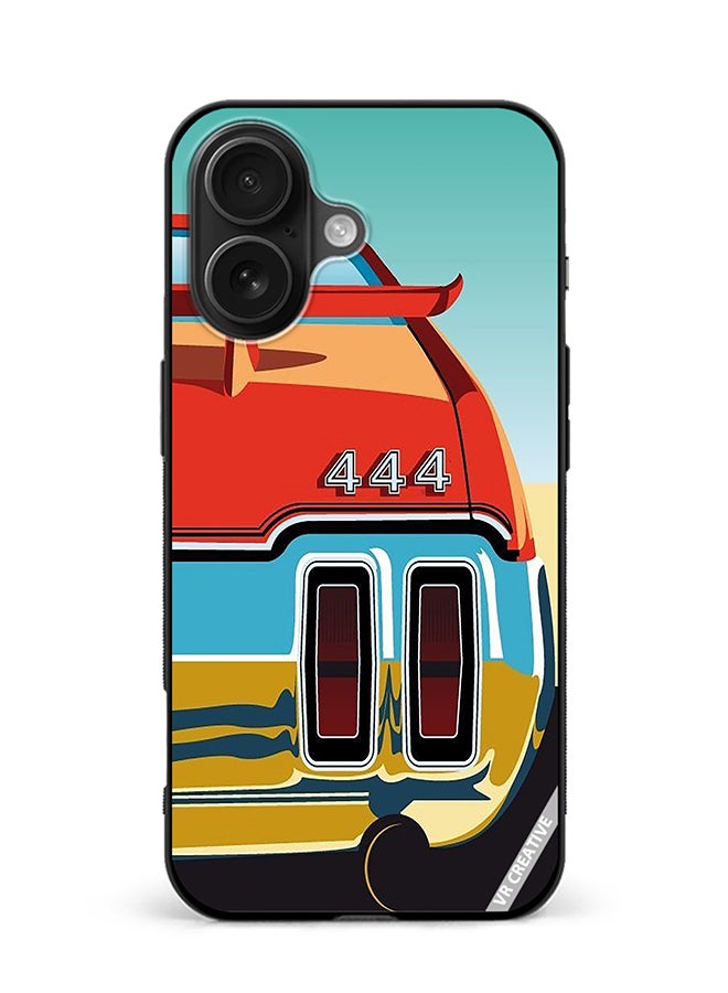 Protective Case Cover For Apple iPhone 16 Plus Car Design Multicolour