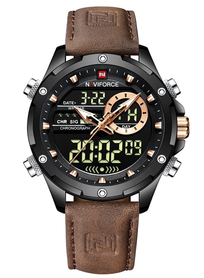 NAVIFORCE Men's Water Resistant Analog/Digital Watch NF9208 - Image 2