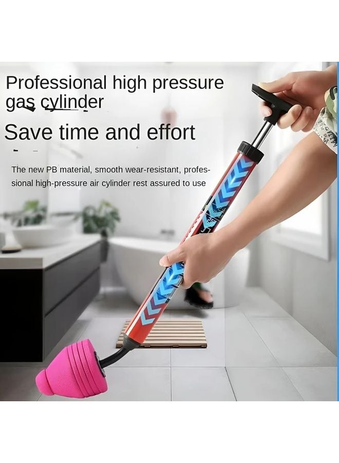 One Shot High Pressure Air Drain Blaster Durable Rubber Toilet Sink Clog Remover - Image 3