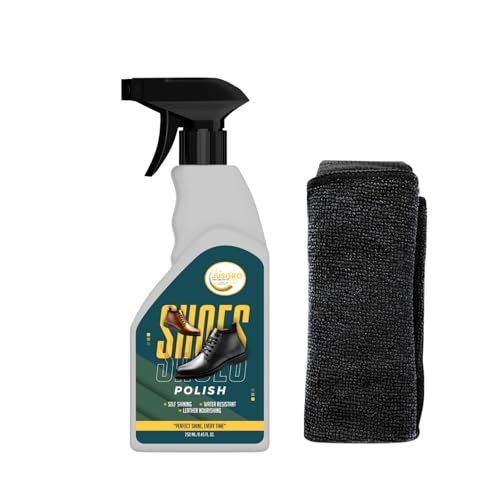 JusGro Instant Shoe Polish Shiner, For Black, Brown & All Colours, For All Footwear, Shoe Polish Neutral, Compatible With Leather, Plastic & Rubber Etc. - 250 ML - Image 1