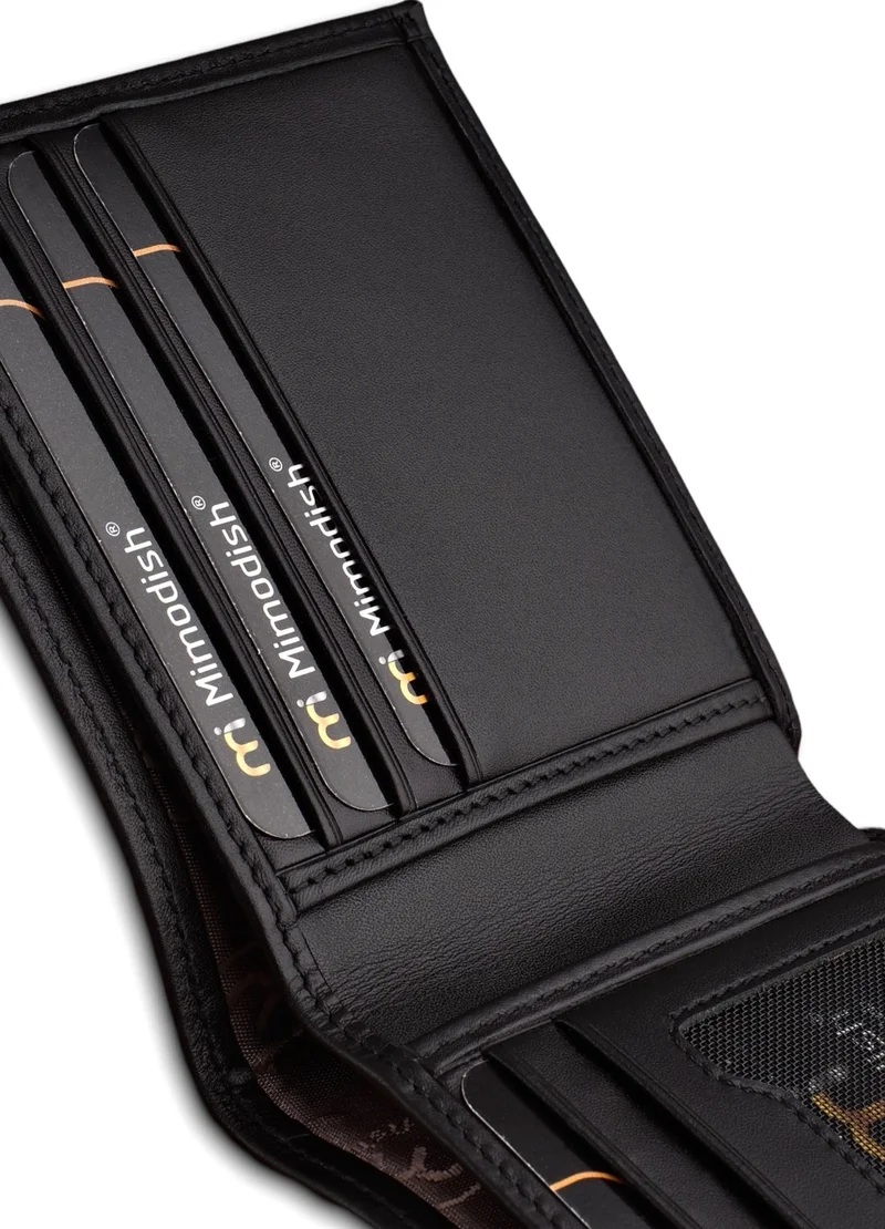 ميموديش Luxury Men's Wallet with Personalized Pen Keychain Gift