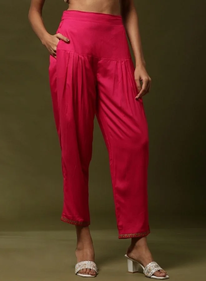 أبهشتي Regular salwar pants - fuchsia