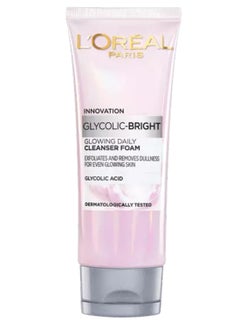 L'OREAL PARIS Glycolic Bright Glowing Daily Cleanser Foam - 100 Ml 
