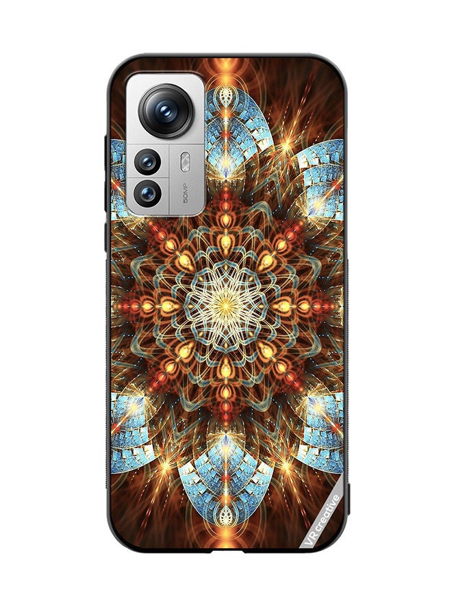 VR CREATIVE Protective Case Cover For Xiaomi 12X Mandala Design Multicolour - Image 1