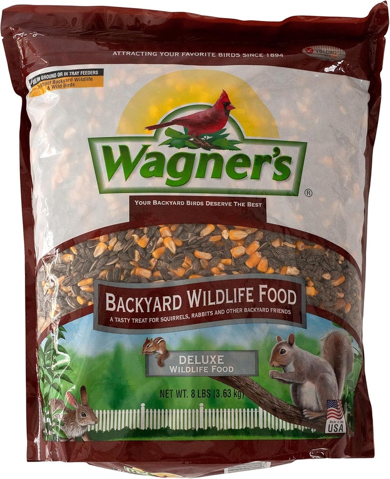 فاجنرز طعام الحياة البرية للحديقة الخلفية من Wagner، عبوة وزنها 8 أرطال (Wagner’s Backyard Wildlife Food, 8-Pound Bag) - Image 1