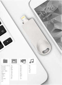 Generic 2-In-1 U Disk 3.0 USB Flash Drive 64 GB Available For Iphones And Computers  - Image 3