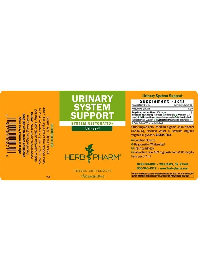 HERB PHARM Urinary System Support Liquid Herbal Formula - 4 Ounce  - Image 5