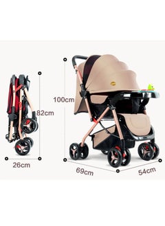 MAAS Two-Way Stroller with Adjustable Handles Comfortable Seat Foldable and Stylish  - Image 4