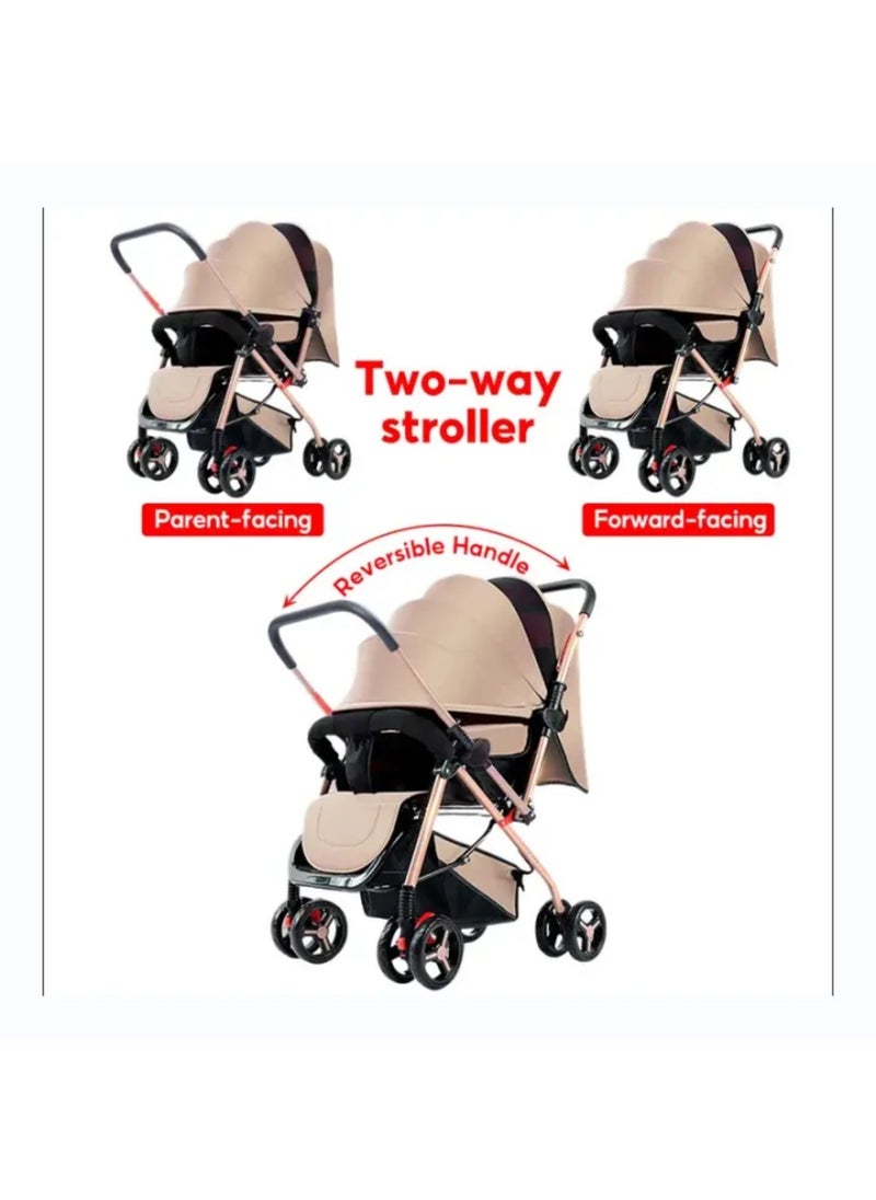 MAAS - Two-Way Stroller with Adjustable Handles Comfortable Seat Foldable and Stylish - Image 1