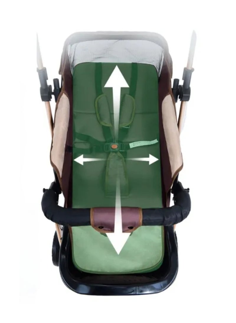 MAAS - Two-Way Stroller with Adjustable Handles Comfortable Seat Foldable and Stylish - Image 1