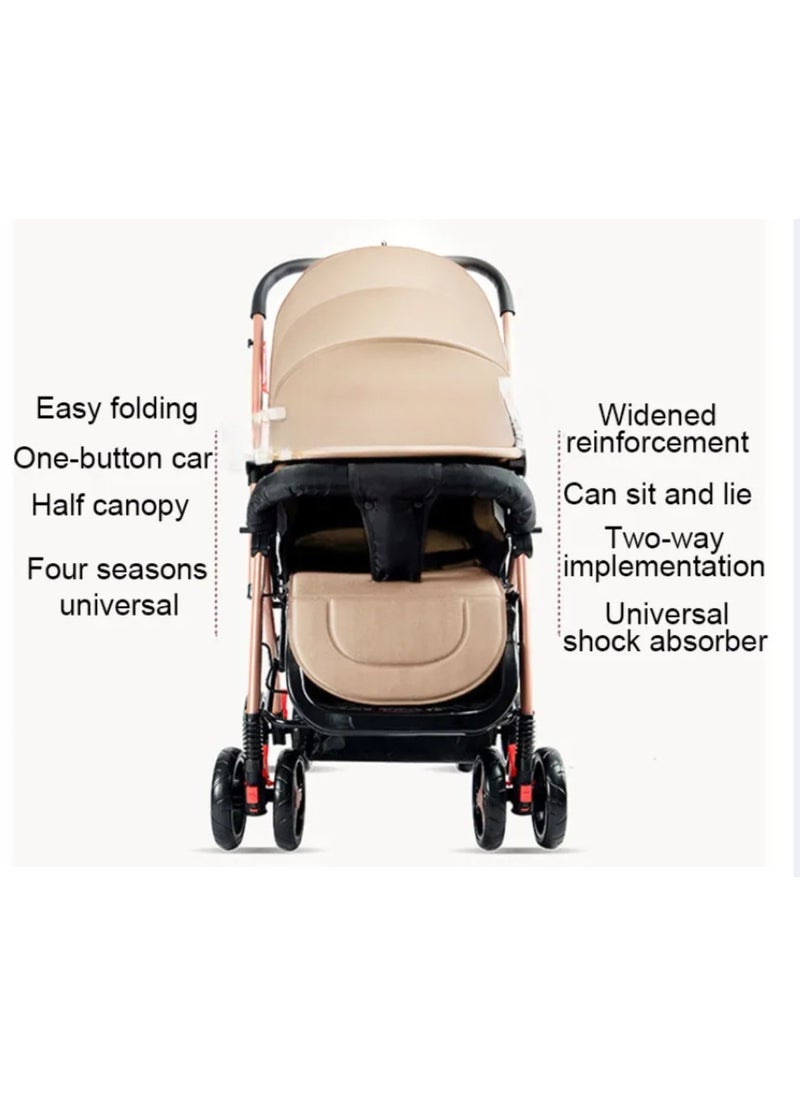 MAAS - Two-Way Stroller with Adjustable Handles Comfortable Seat Foldable and Stylish - Image 1