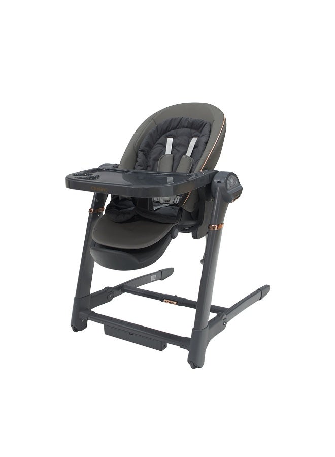 Chelino Royal 3 in 1 Swing and High Chair - Grey - Image 4
