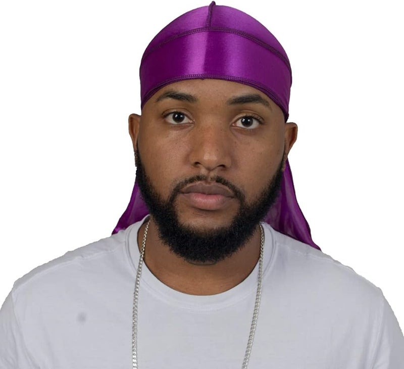 ForceWave Silky Durag for Men Wave Cap Satin Dorag for Men Women 360 Wave - Image 3