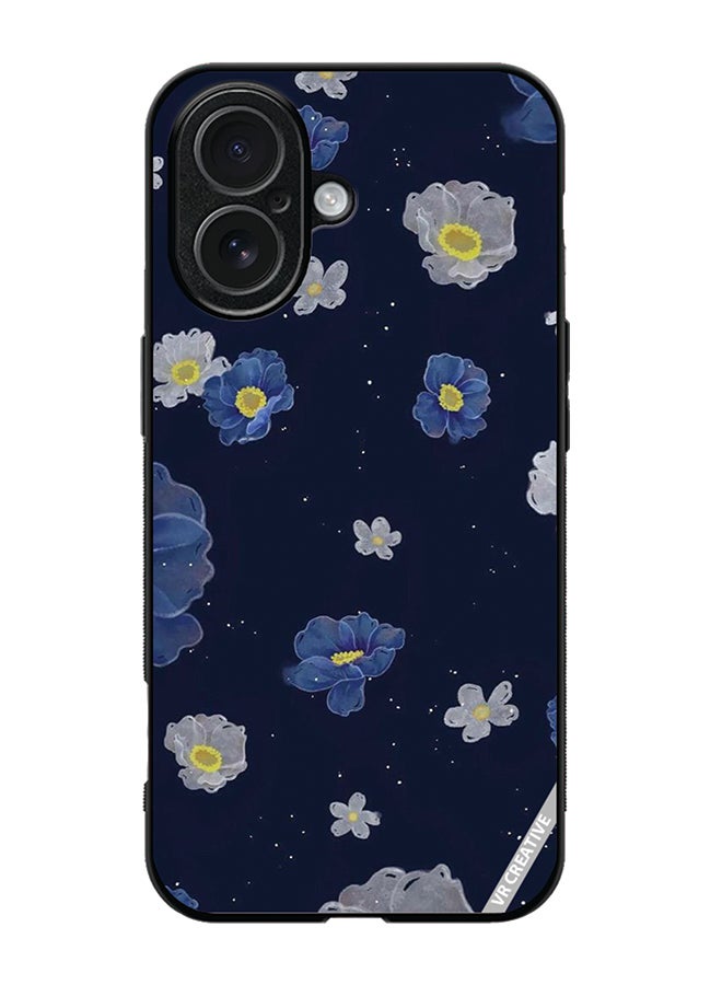 غطاء حماية لجهاز آبل آيفون 17 بتصميم زهور متعدد الألوان