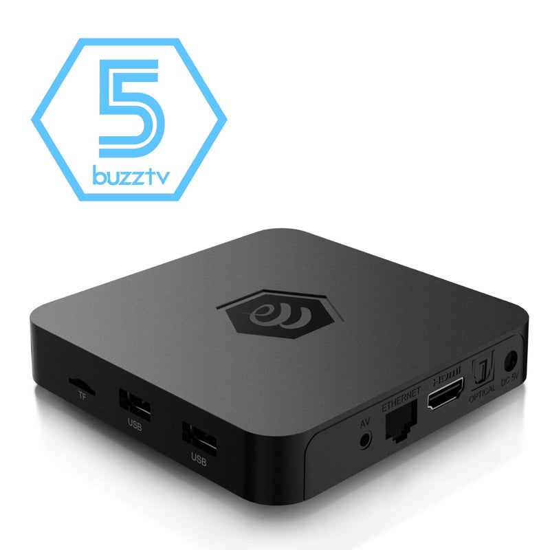 BuzzTV B5 Series Android 11 TV Box, Amlogic S905W2 Quad-Core A-35 Processor, 2GB DDR RAM, 16GB eMMC Storage, 4K UHD Streaming - Image 3