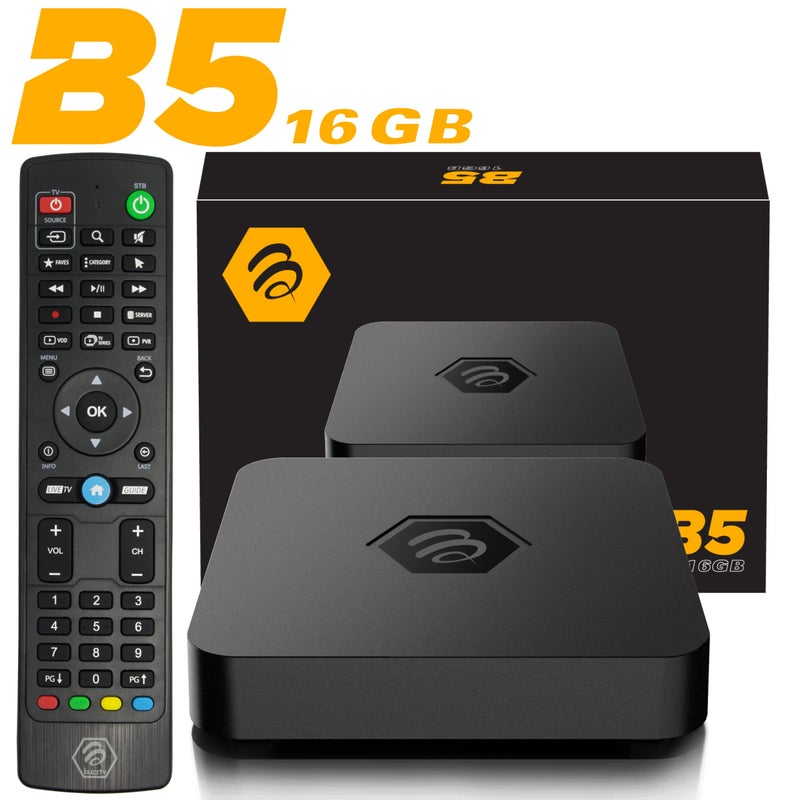BuzzTV B5 Series Android 11 TV Box, Amlogic S905W2 Quad-Core A-35 Processor, 2GB DDR RAM, 16GB eMMC Storage, 4K UHD Streaming - Image 2
