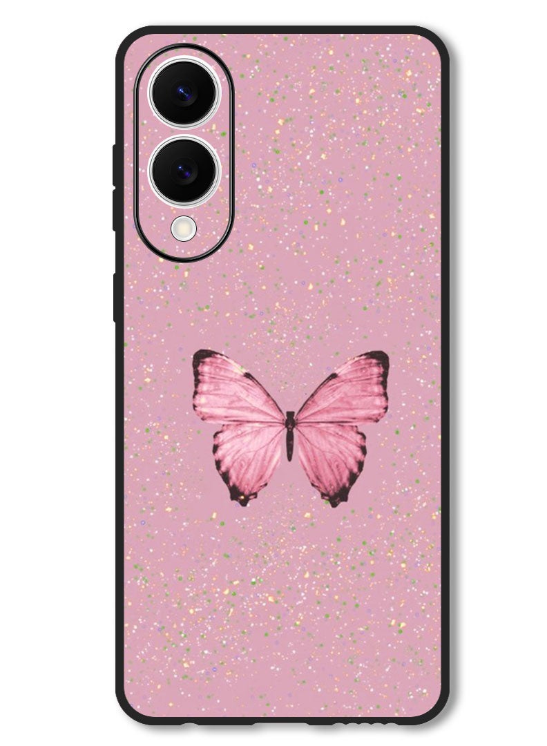 Theodor Case Compatible with Samsung Galaxy S25 Edge 6.7 Inch Protection Shockproof Bumper Cover Glitter Butter 1 - Image 1