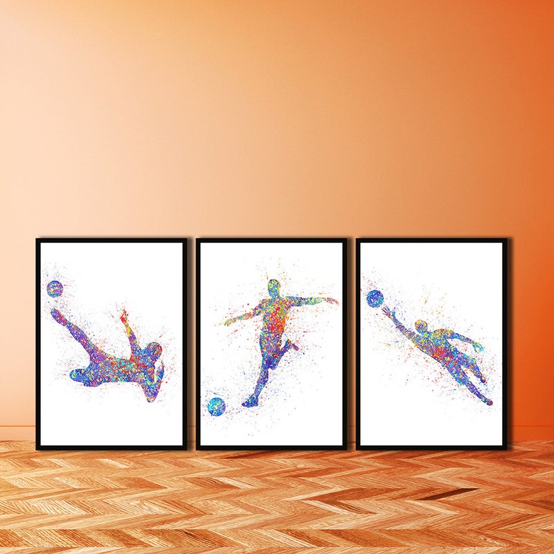 6 pcs Home Oil Painting Ornament Combination Painting Wall Decoration - Image 5
