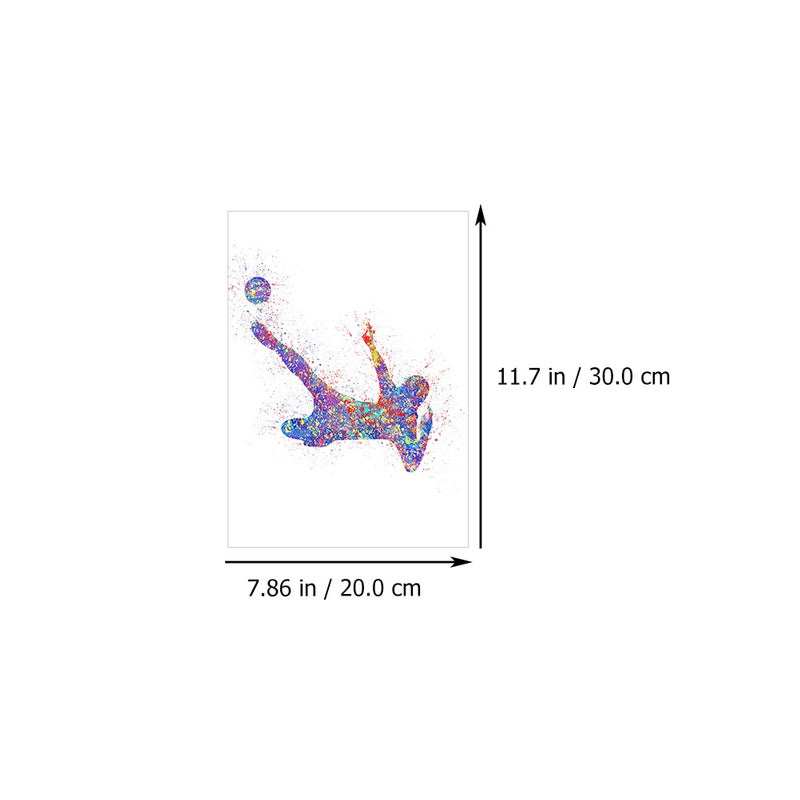 6 pcs Home Oil Painting Ornament Combination Painting Wall Decoration - Image 2