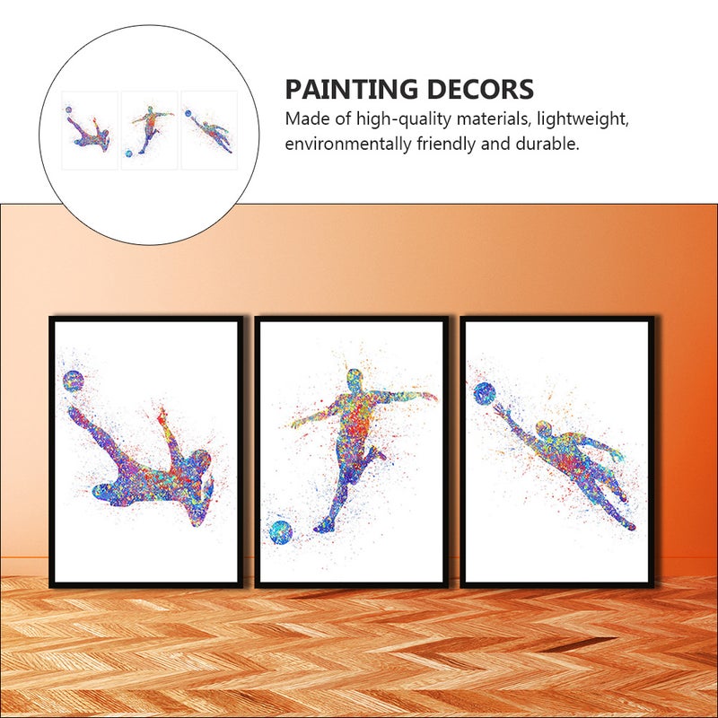 6 pcs Home Oil Painting Ornament Combination Painting Wall Decoration - Image 3