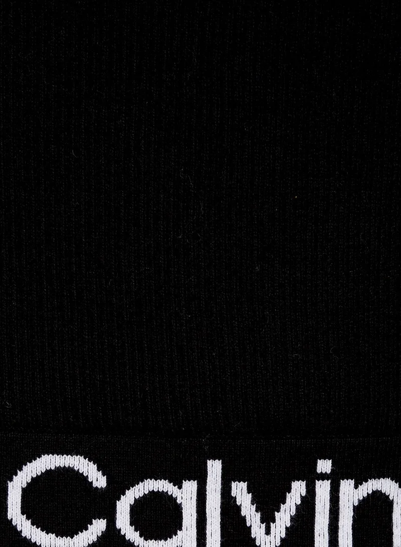 Calvin Klein Jeans Button Detail Logo Cardigan