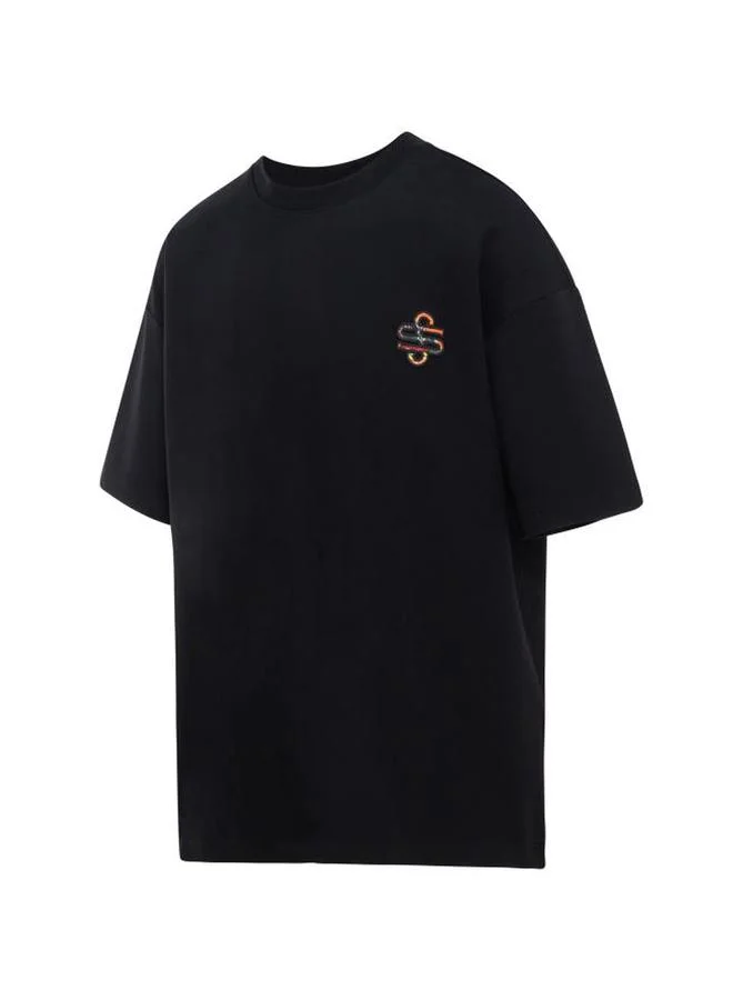 Selene Unisex - Embroidered Logo Oversized T-Shirt