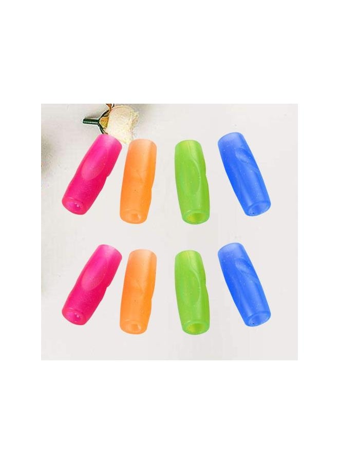 silvercnc - silvercnc 20pcs Child Gripper Silicone Pen Holder Covers Writing Aid Gripper Trainer Finger Grip Posture Correction Tool for Kids Preschoolers School Supplies - Image 1
