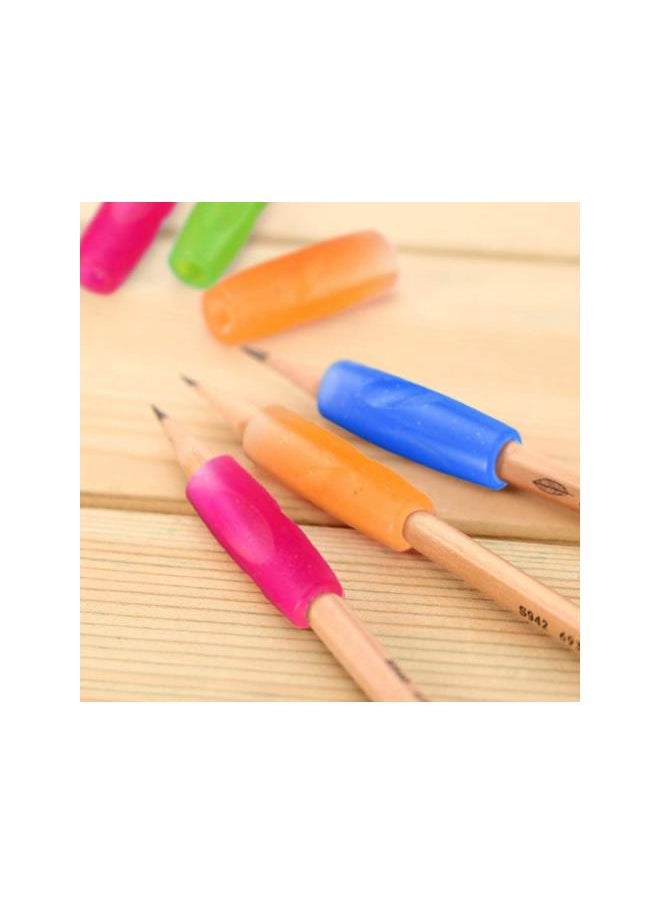 silvercnc - silvercnc 20pcs Child Gripper Silicone Pen Holder Covers Writing Aid Gripper Trainer Finger Grip Posture Correction Tool for Kids Preschoolers School Supplies - Image 1