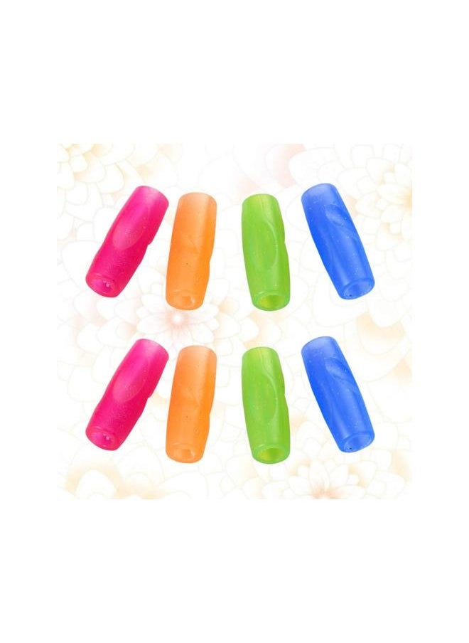 silvercnc - silvercnc 20pcs Child Gripper Silicone Pen Holder Covers Writing Aid Gripper Trainer Finger Grip Posture Correction Tool for Kids Preschoolers School Supplies - Image 1